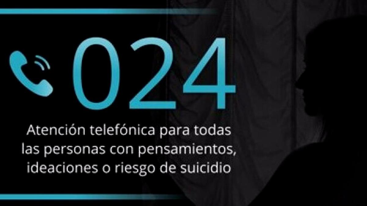 Sanidad presenta el teléfono de atención a la conducta suicida.