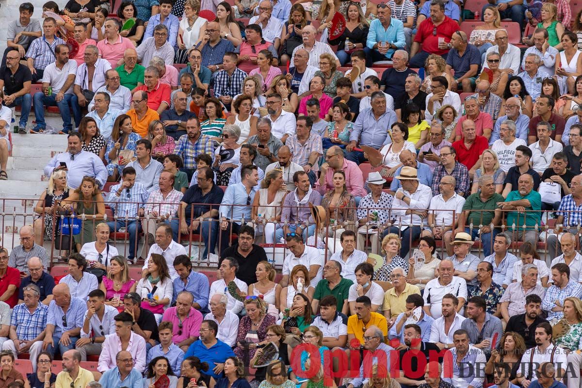 Así se vivió desde las gradas la primera corrida de la Feria de Murcia (El Juli, Manzanares y Talavante)