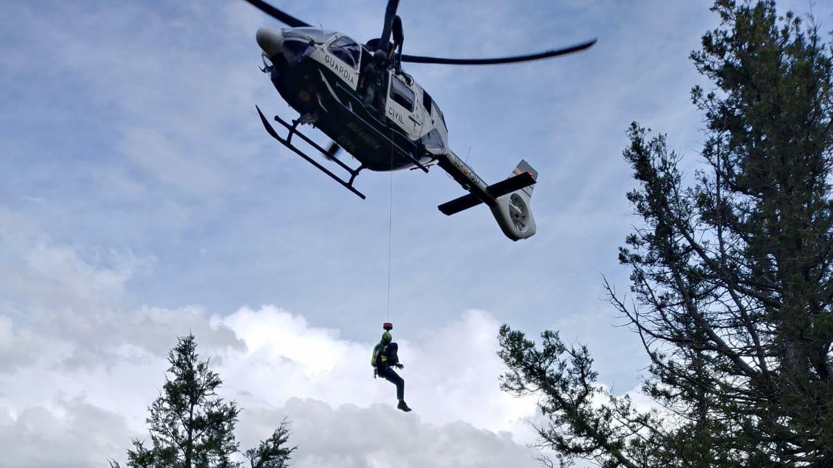 Helicòpter de rescat de la Guardia Civil