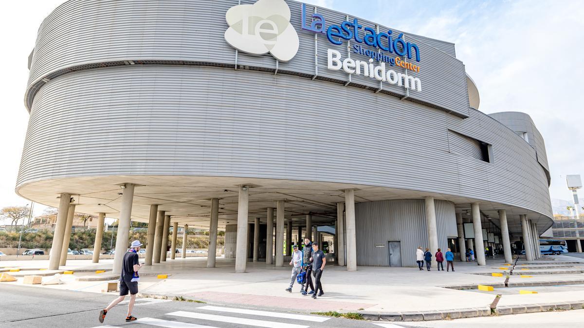 La estación de autobuses de Benidorm.