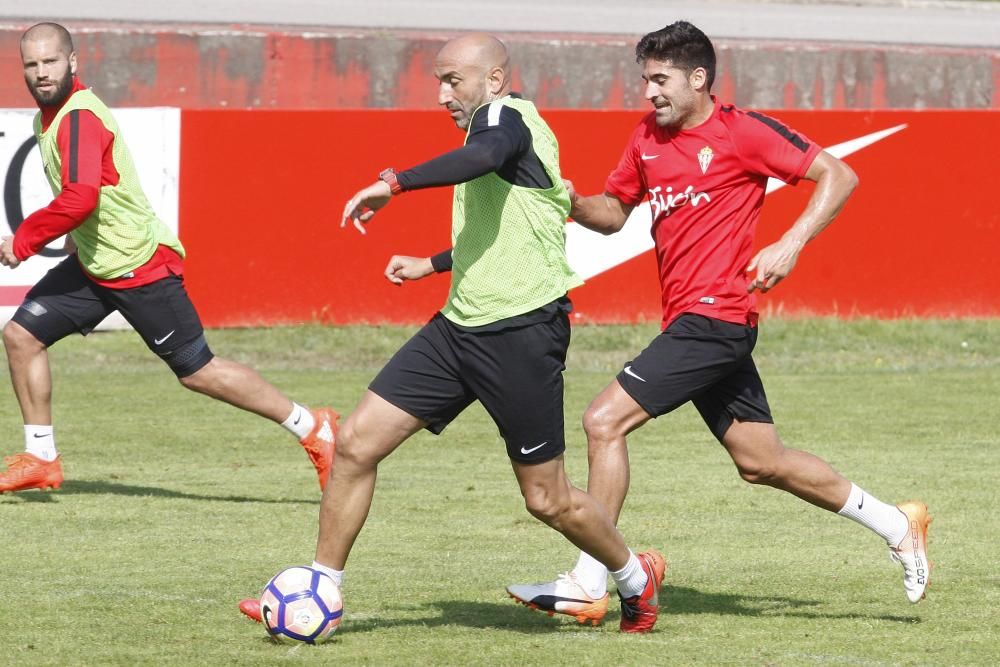 Entrenamiento del Sporting