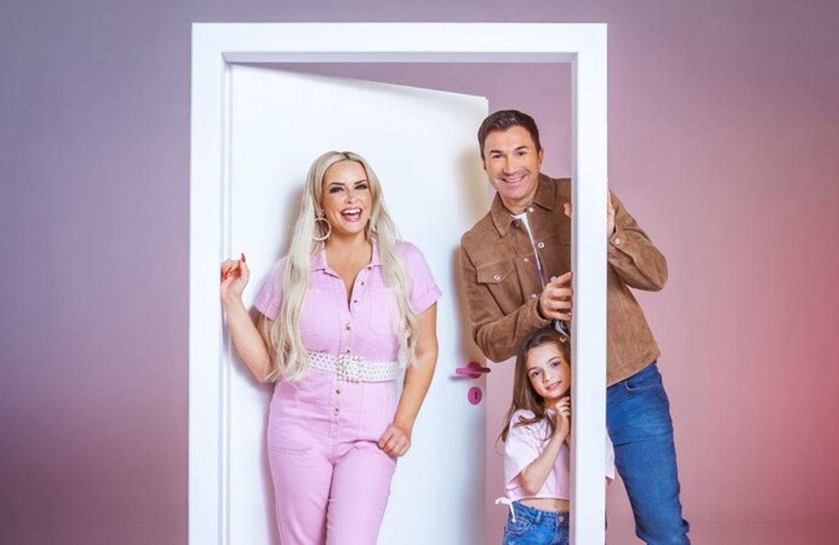 Daniela Katzenberger mit Lucas Cordalis und der gemeinsamen Tochter Sophia.