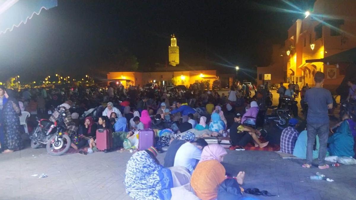 Afectados por el terremoto de Marruecos
