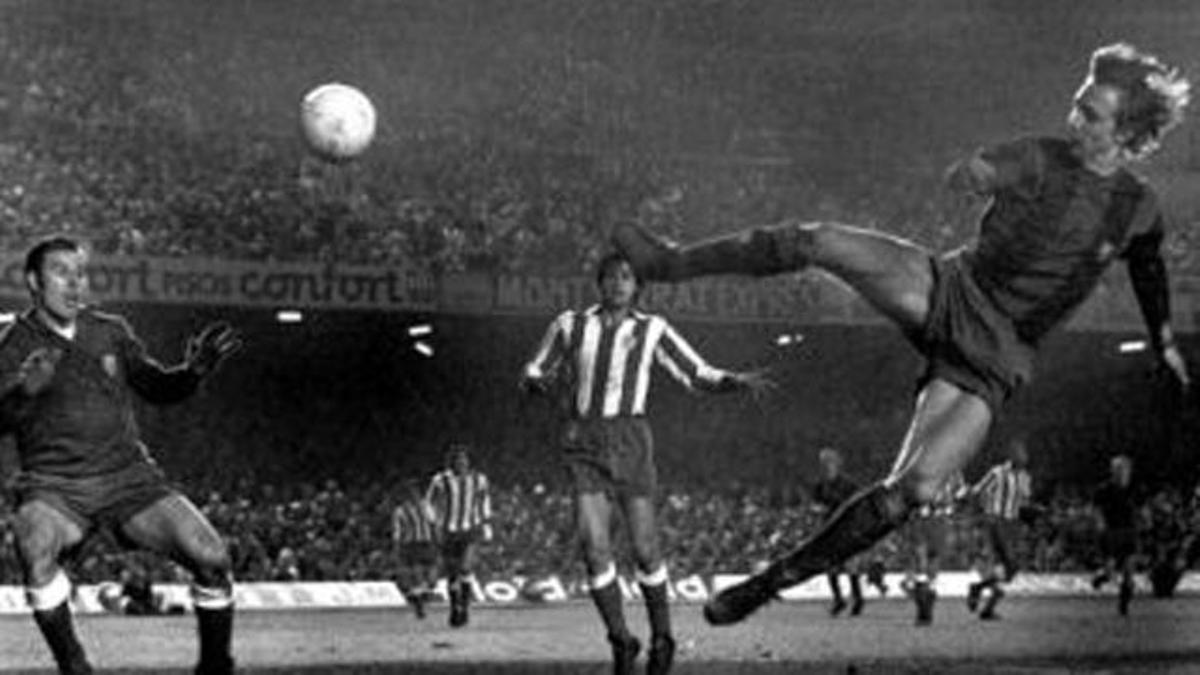 Se cumplen 45 años del golazo de Cruyff al Atlético de Madrid