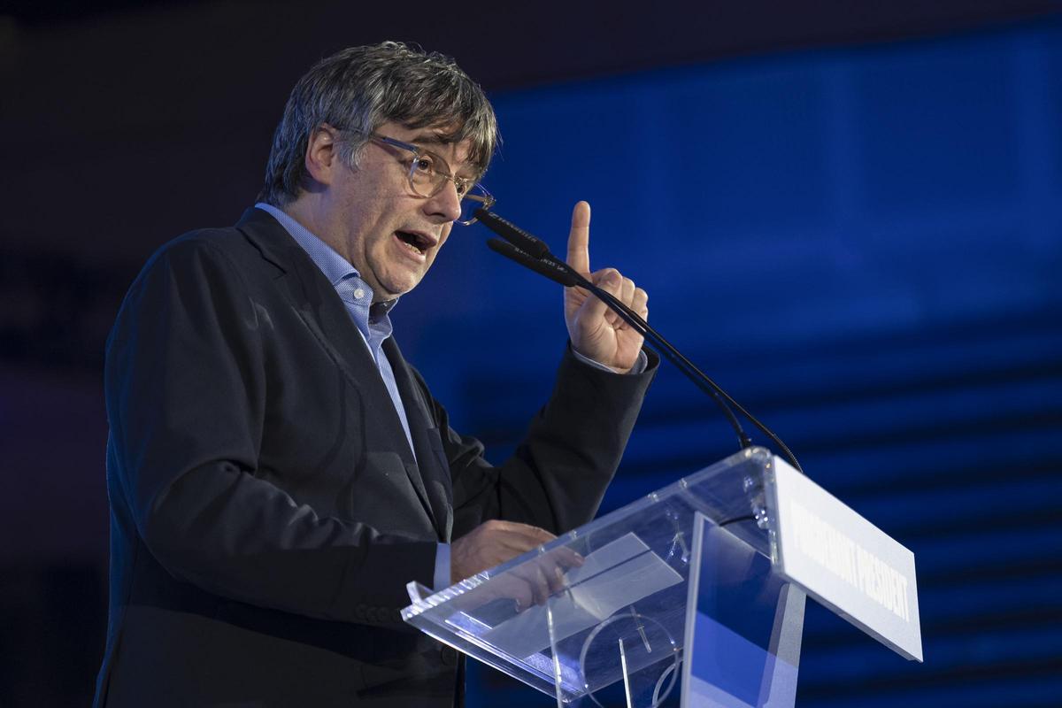 El expresident y candidato de Junts, Carles Puigdemonts