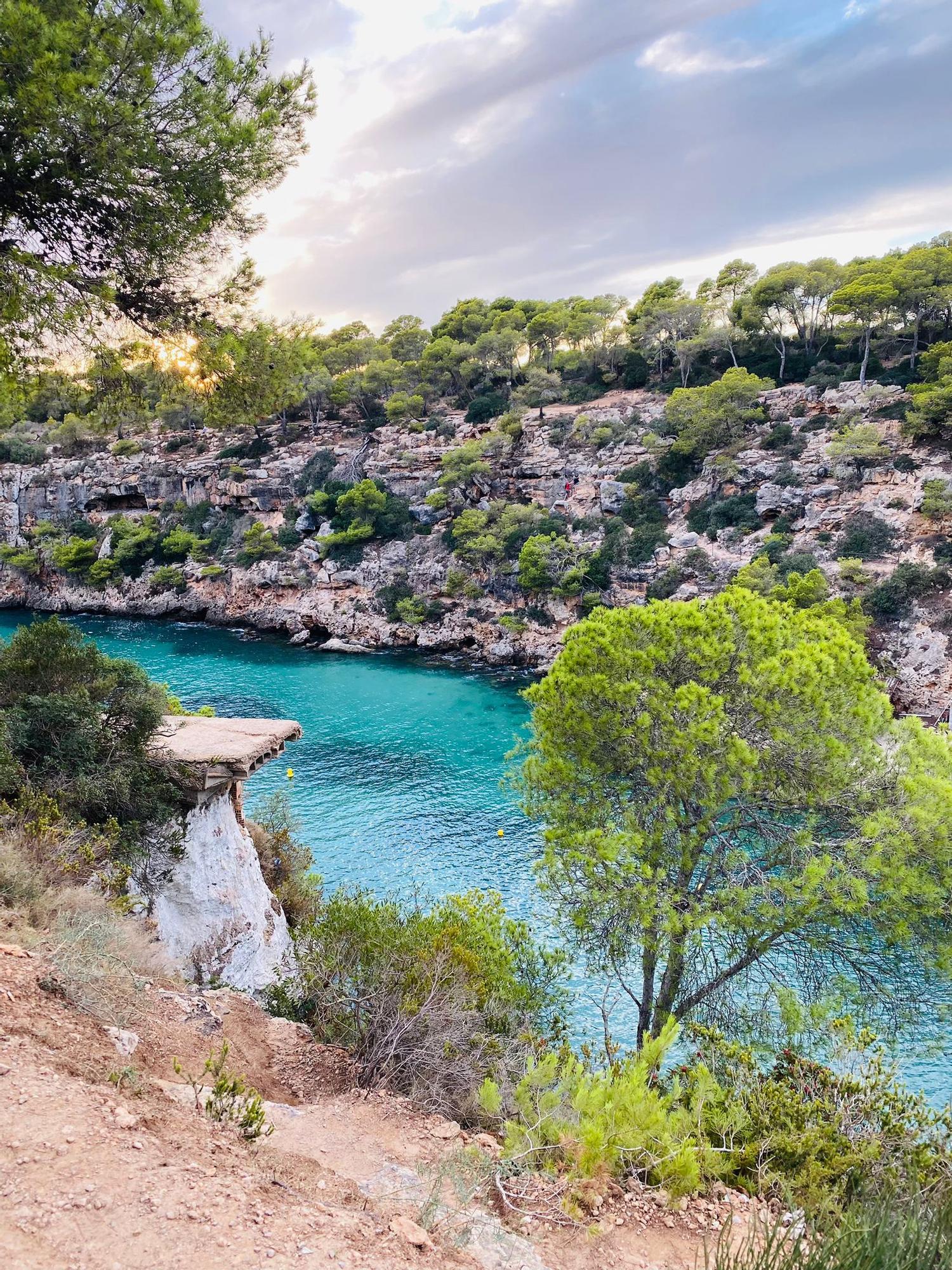 Abgerissen: Die gefährliche Plattform an der Cala Pi.