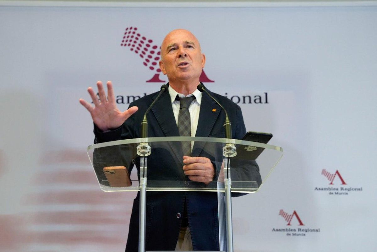 El diputado regional de VOX en la Asamblea Regional de Murcia, Antonio Martínez Nieto.