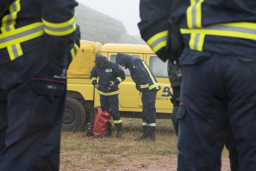 Rescate del montañero desaparecido en Somiedo