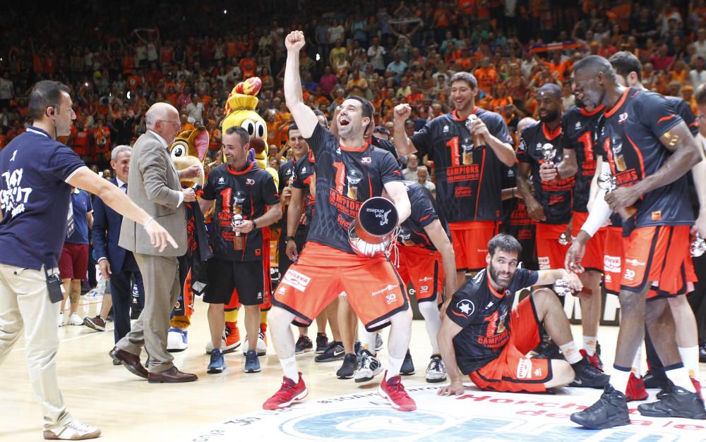 Así ha sido la celebración del Valencia Basket