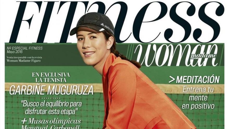 Garbiñe Muguruza protagoniza la portada de &#039;Fitness Woman&#039;