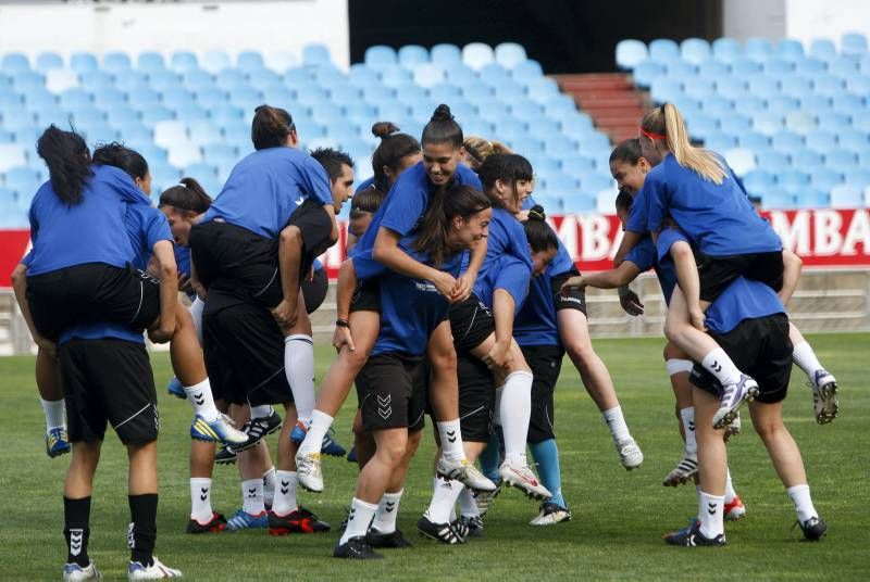 Fotogalería: Entrenamiento del Prainsa Zaragoza en La Romareda