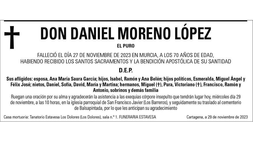 D. Daniel Moreno López