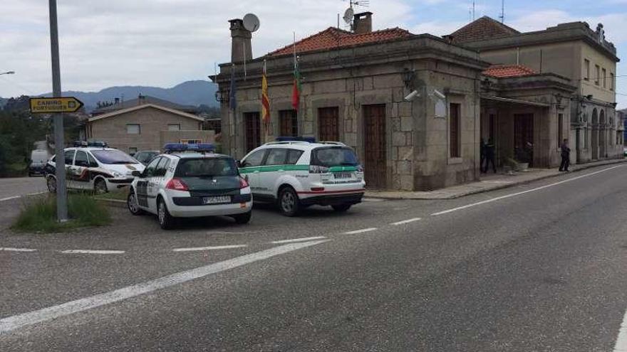 Centro de Cooperación Policial y Aduanero, ubicado en Tui . // D.P.