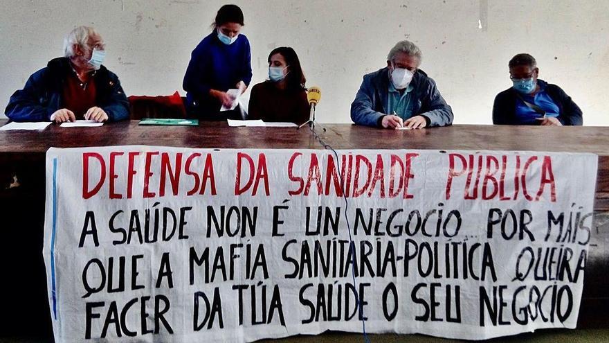 Representantes de CGT, Prosagap, Co.Bas y Modepen.