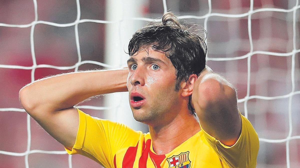 Sergi Roberto, de 30 años, podría seguir en el Barça.