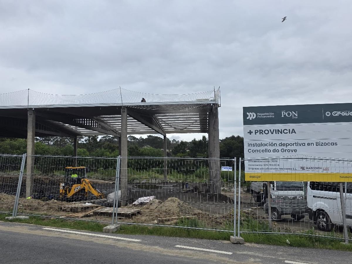 La obras en As Bizocas.