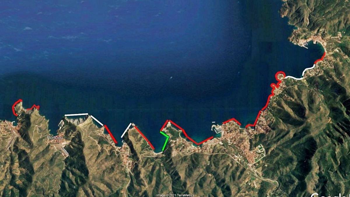 En vermell, les zones on la mortalitat és més elevada | GOOGLE EARTH I EDUARD MARQUÈS