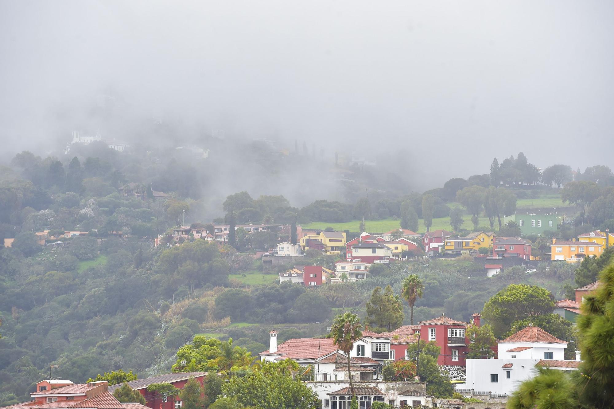 Lluvias débiles en el norte y medianías de Gran Canaria (07/01/2021)