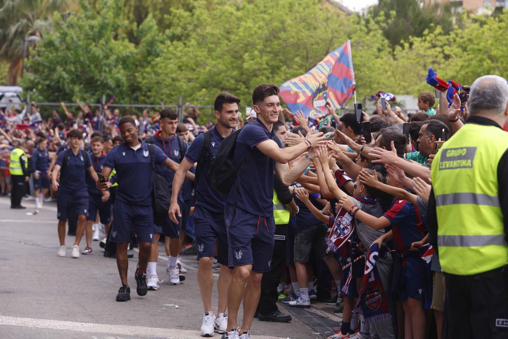 Así fue la emocionante recepción al Levante UD