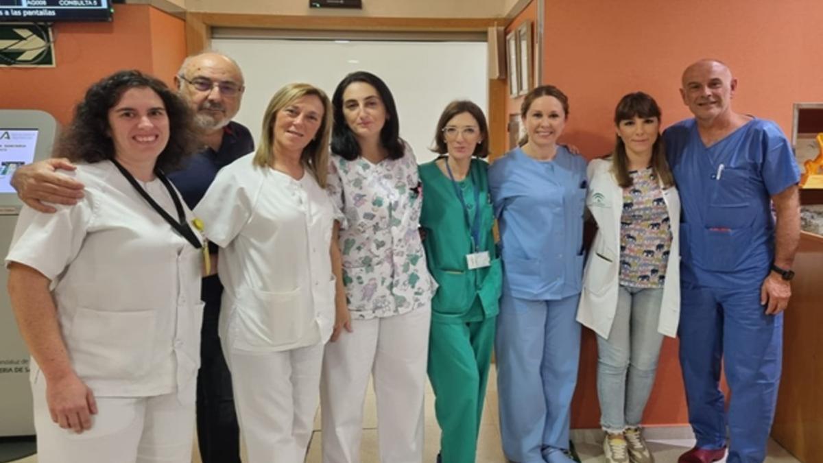 Miembros de la unidad de Fracturas por Fragilidad del Área Sanitaria Norte de Córdoba.