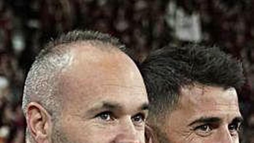 Iniesta y Villa.