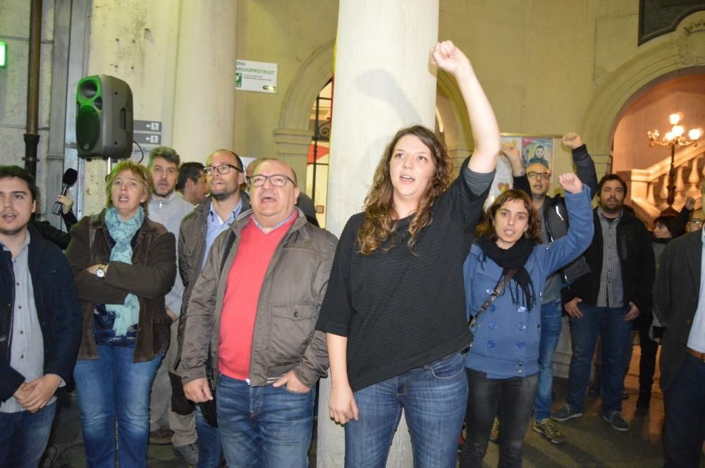 Acte de suport a l'alcaldessa de Berga, Montse Venturós