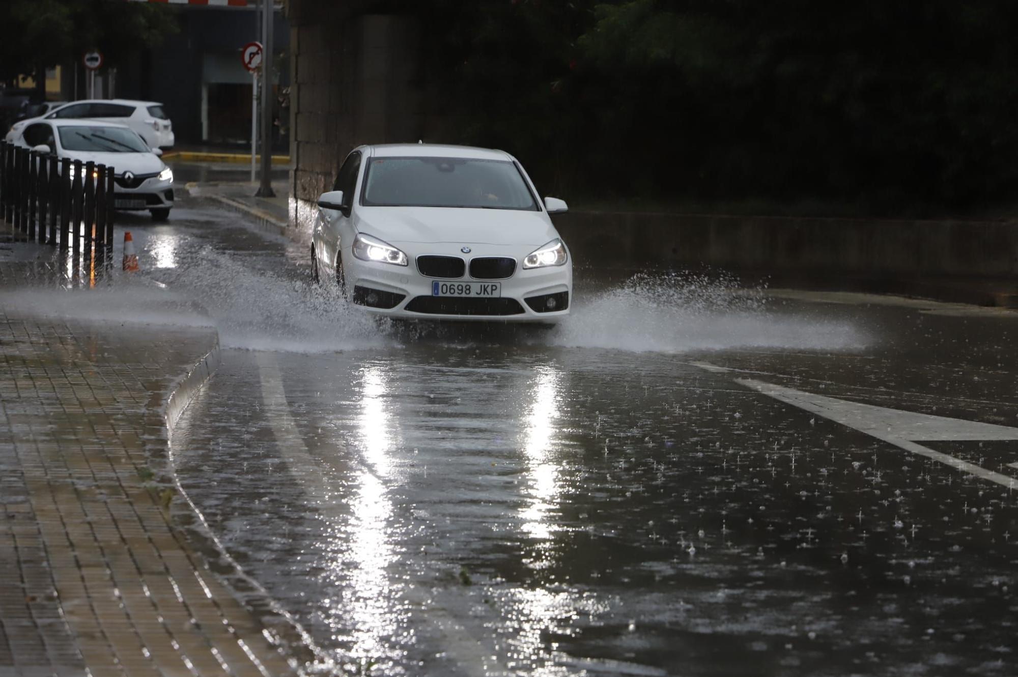 Las lluvias vuelven a golpear con fuerza en Xàtiva