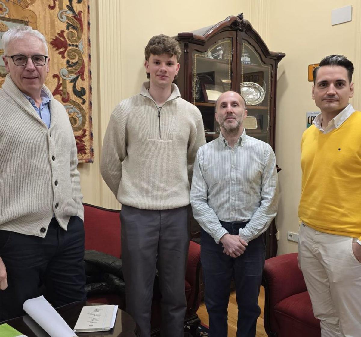 A. De Paula, Milan Holla, Pérez Jácome y Fran Lorenzo. | FdV