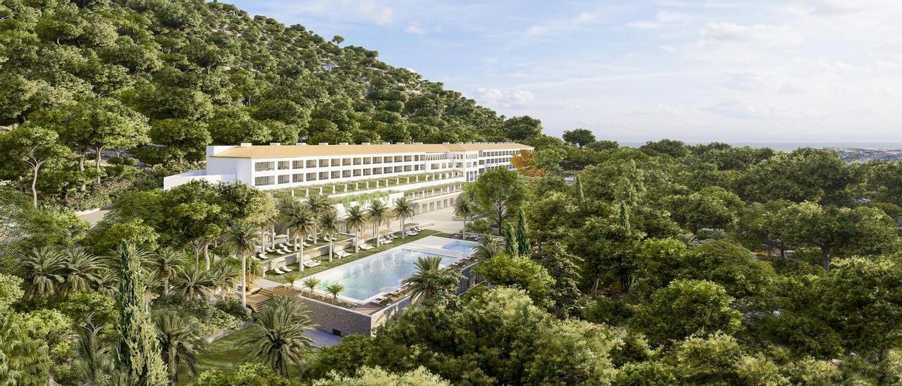 Así lucirá el Four Seasons Mallorca, en la península de Formentor, en Pollença, tras su reconversión..