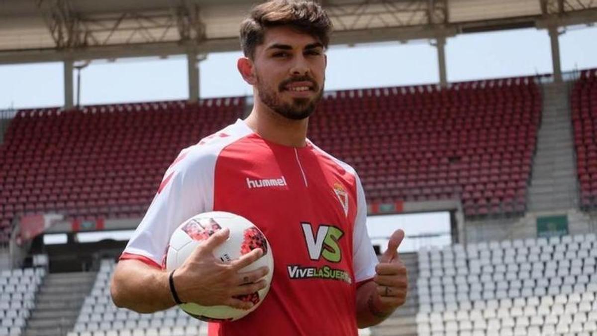 Marcos Legaz, en su etapa en el Real Murcia.