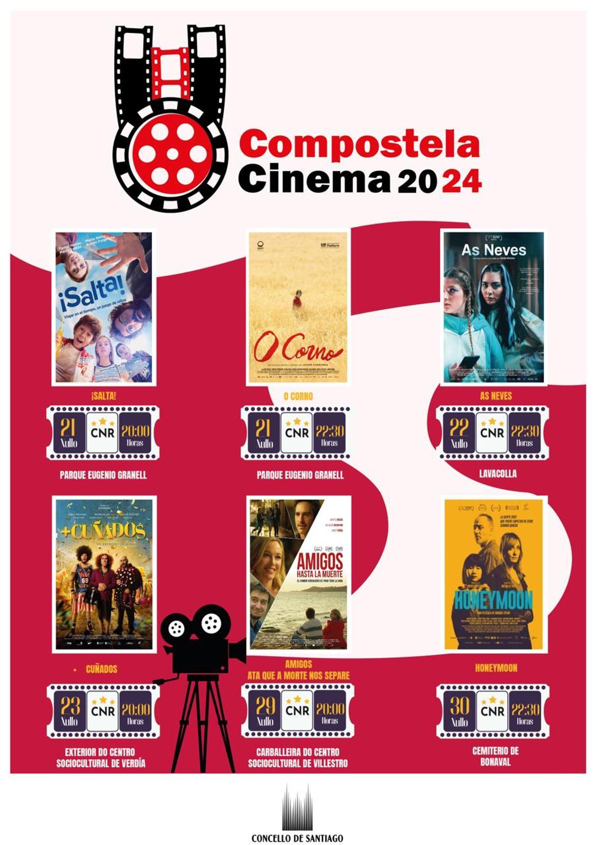 Programa del ciclo 'Compostela Cinema'