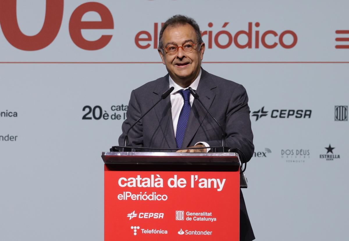 Català de l’Any 2022, en la imagen Albert Sáez, director de El Periódico