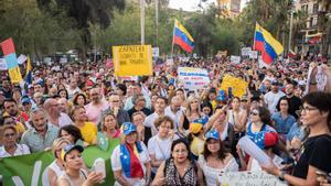 Concentracions contra Maduro a Madrid i Barcelona