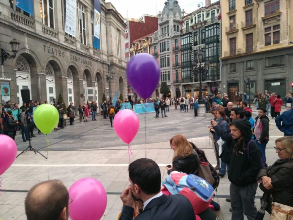 Manifestación por la oficialidad del Asturianu