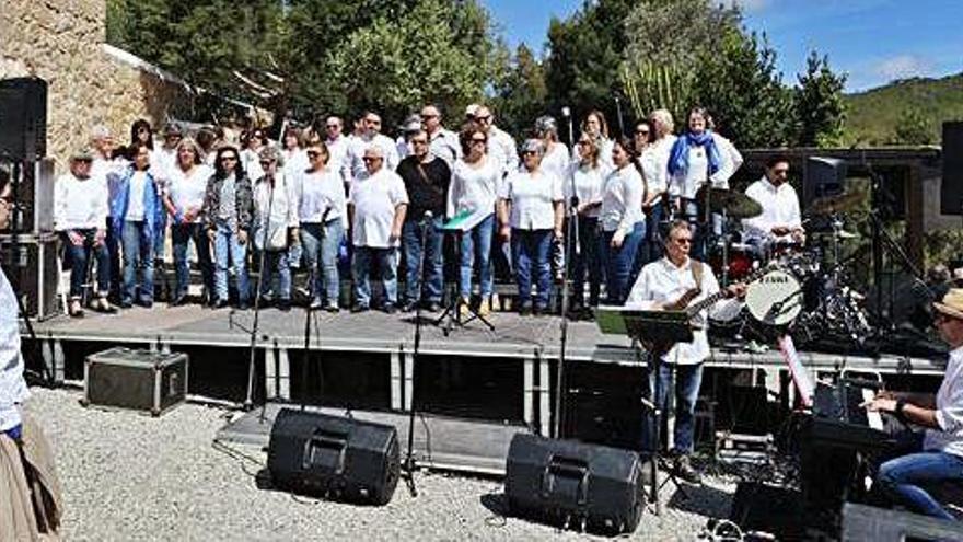 Canblaugospel en una de sus últimas actuaciones, en Can Ros.