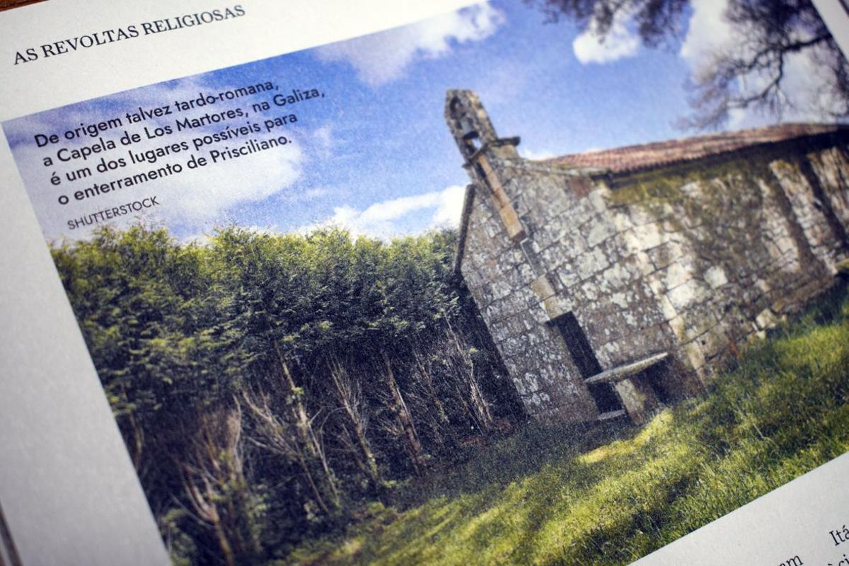 La presentación de la capilla, en la edición portuguesa de la revista.