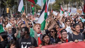 Miles de personas se manifiestan en Barcelona en apoyo a Gaza y la Flotilla humanitaria