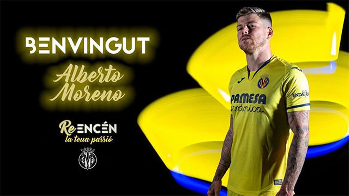 Alberto Moreno,  nuevo jugador del Villarreal