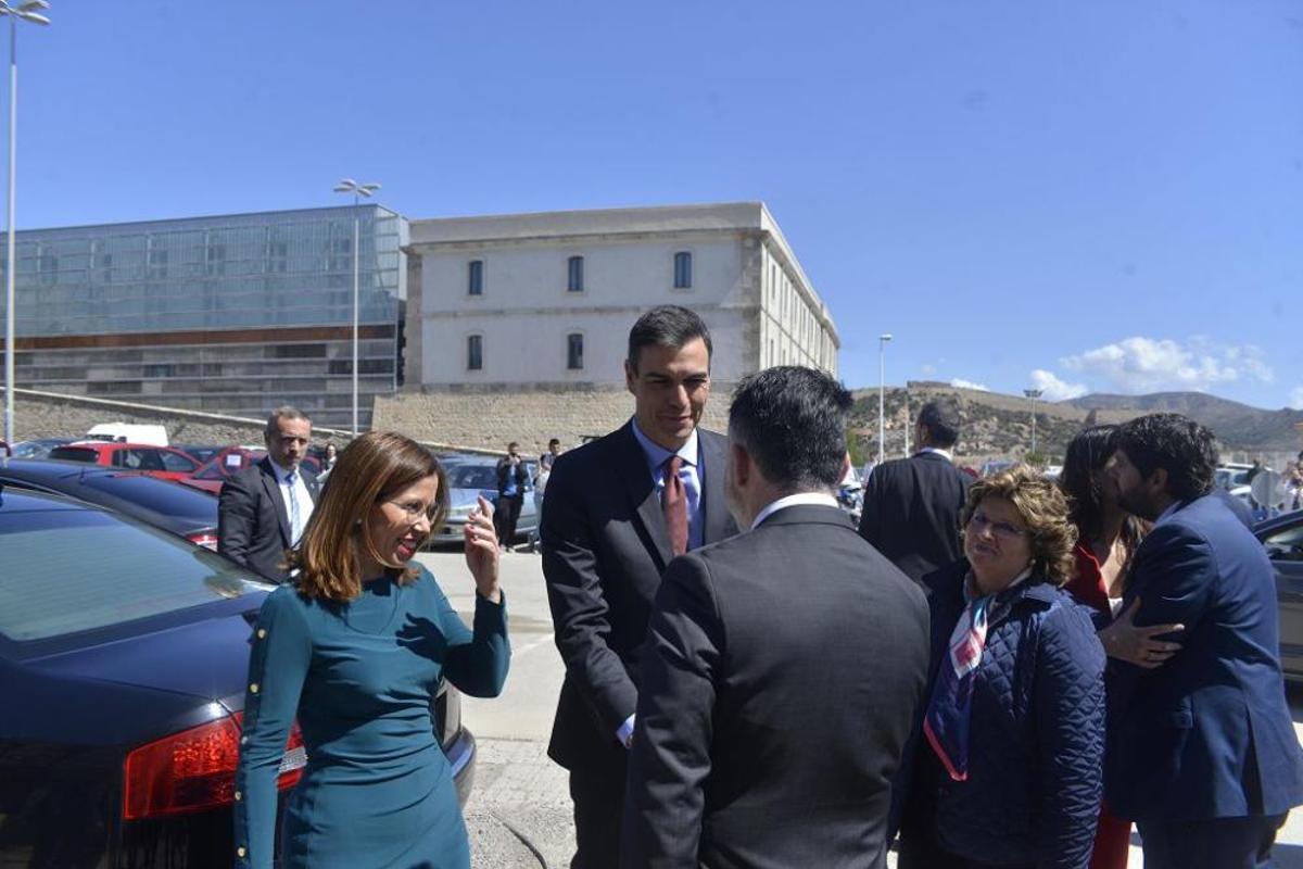 Visita de Pedro Sánchez en Cartagena