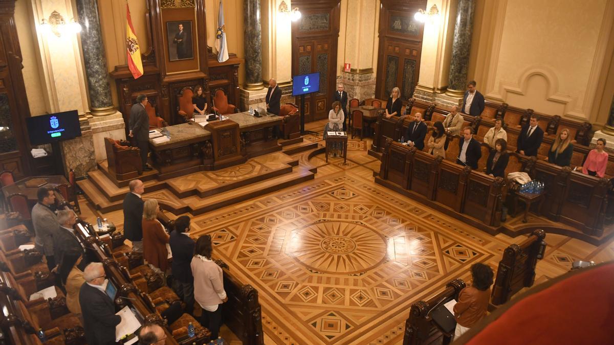 Pleno del Concello de A Coruña.