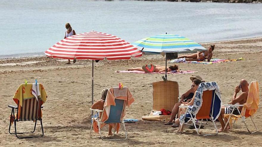 Una playa de Ibiza en una imagen de archivo