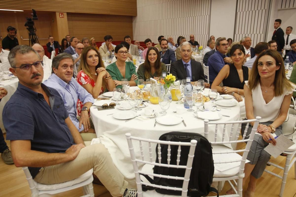 El alcalde, José María Bellido, en los desayunos de Diario CÓRDOBA