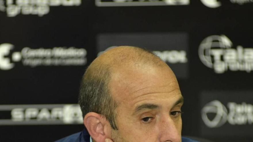 Alberto Monteagudo, en una rueda de prensa de esta temporada.