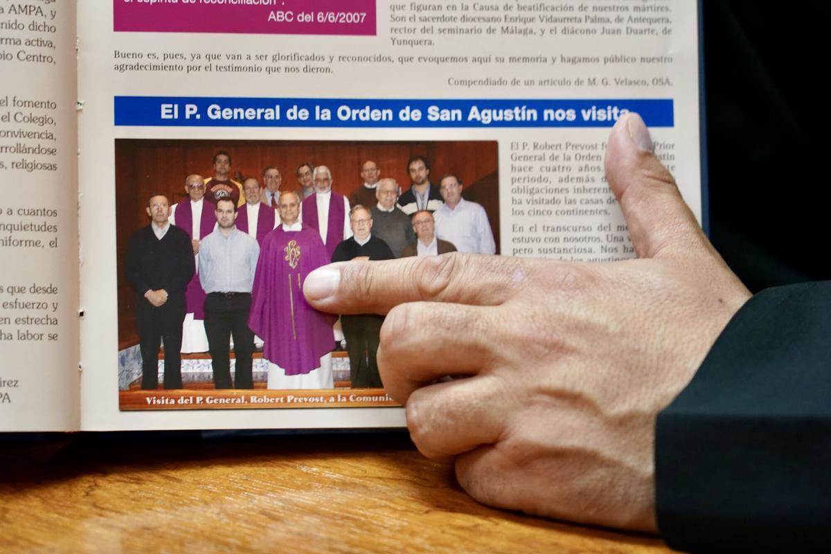 Los agustinos de Málaga celebran la elección del papa León XIV