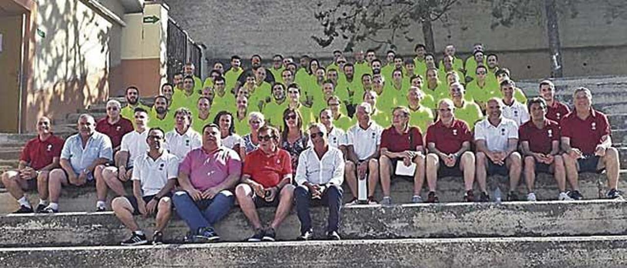 Los participantes del Campus Seminario Nacional de FÃºtbol.