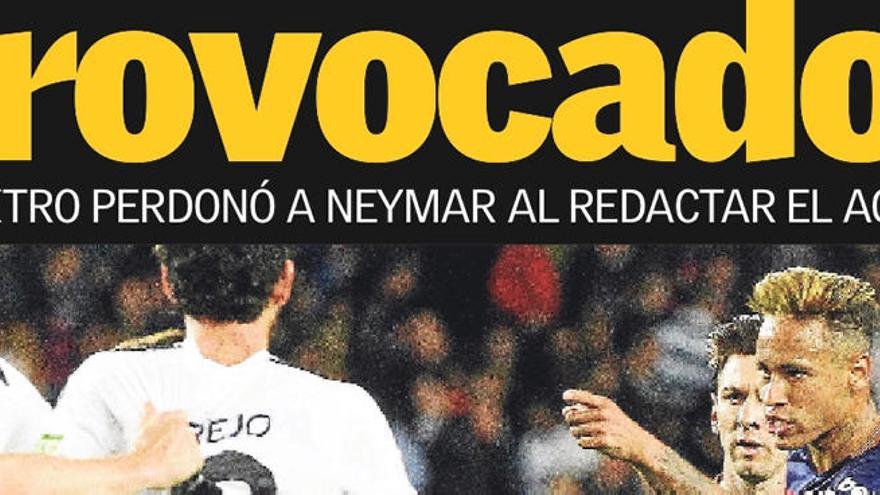 Así fue la polémica de Neymar con el Valencia