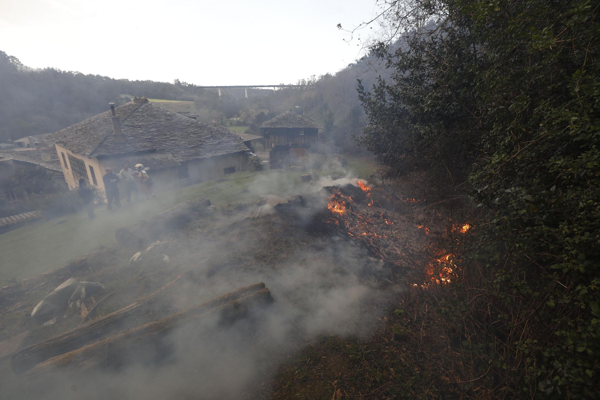 Incendios en la zona de La Venta, Valdés