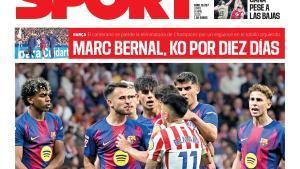 Esta es la portada de SPORT de hoy lunes, 6 de abril de 2026