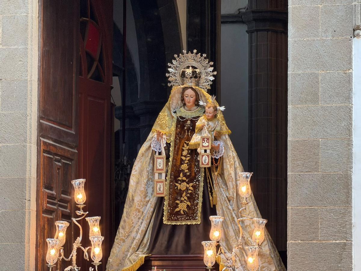 Romería del Carmen en el barrio de San Gregorio, en Telde