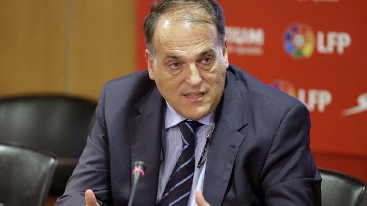 Javier Tebas, presidente de la LFP